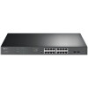 TP-Link TL-SG1218MPE 16-Port Gigabit PoE+ Easy Smart Switch,16 Gigabit PoE+ RJ45 Ports,2 x SFP, 2× combo gigabit SFP slots,802.3
