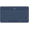LOGITECH Keys-To-Go Bluetooth Portable Keyboard - CLASSIC BLUE - US UNT'L - 1