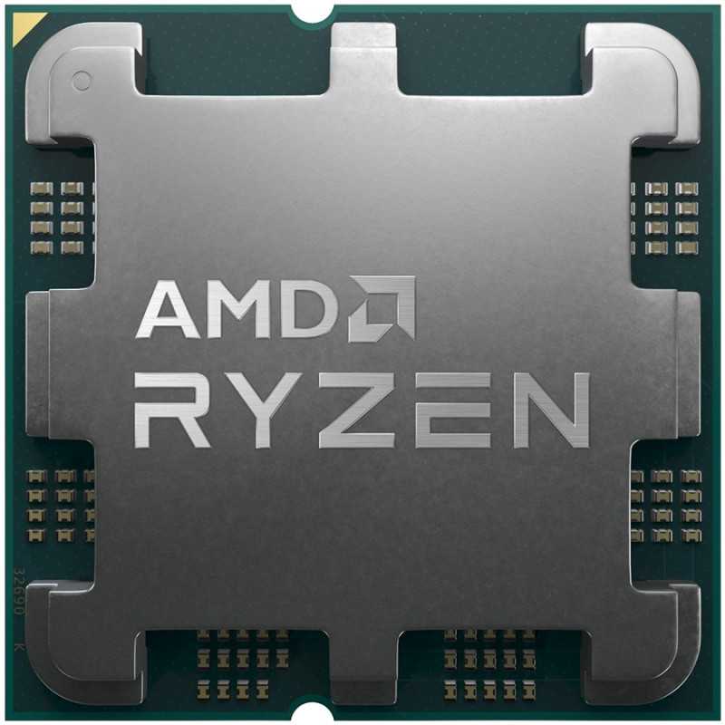 AMD CPU Desktop Ryzen 5 6C/12T 7600 (5.2GHz Max, 38MB,65W,AM5) MPK, with Radeon Graphics and Wraith Stealth Cooler - 1