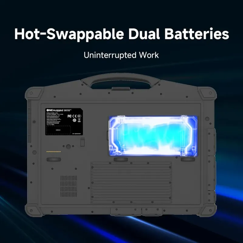 ONERugged N15T, 15inch rugged laptop, resolution 1920*1080, brightness 700nits, i5+16GB+256GB+GPS+Fingerprint, No 4G Win11 Pro w