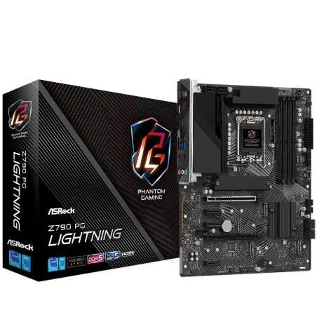 ASROCK MB Desktop Z790 PG Lightning (S1700, 4x DDR5, 1x PCIe 4.0 x16, 1x PCIe 5.0 x16, 3x PCIe 3.0 x1, 4x Hyper M.2, 4x SATA3 6.