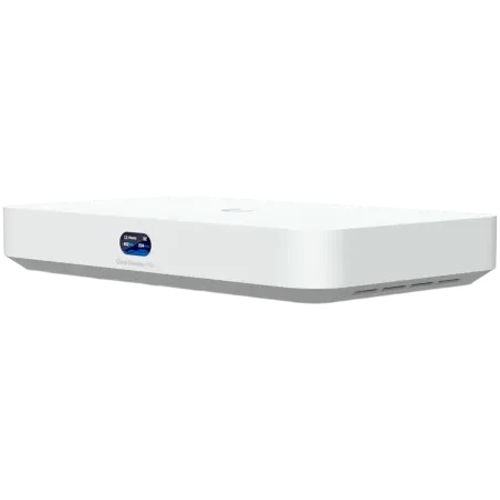 Ubiquiti UniFi UCG-Fiber-EU Desktop 10G Cloud Gateway with integrated PoE switch, Includes full UniFi application suite for devi