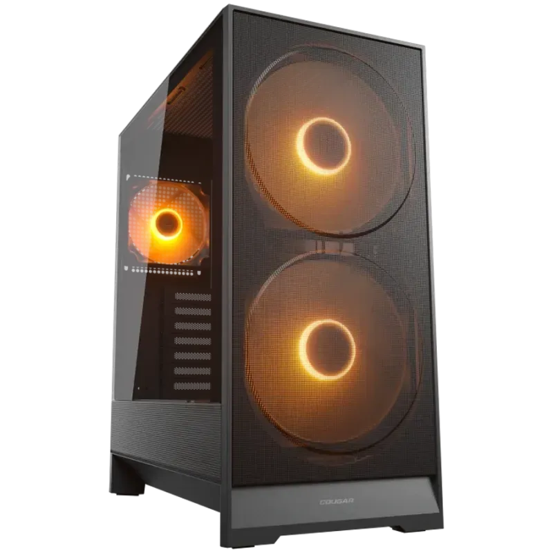 COUGAR AIRFACE 180 PC Case, Mid Tower, Black - 2