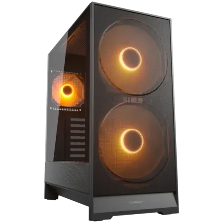 COUGAR AIRFACE 180 PC Case, Mid Tower, Black - 2