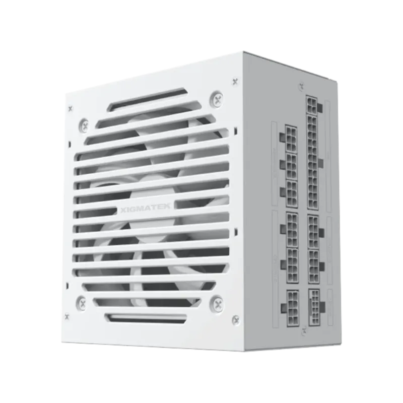 Xigmatek Prime M 1000W Arctic (WH,80+Gold 230V EU, ATX3.1 & PCI-E 5.1,LLC D2D & APFC, 120mm Fan,Full Modular, EU Cord, Color Box