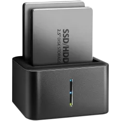 AXAGON ADSA-D25 USB 3.2 Gen 1 - 2x SATA 6G 2.5" SSD/HDD CLONE DUAL MINI dock - 1