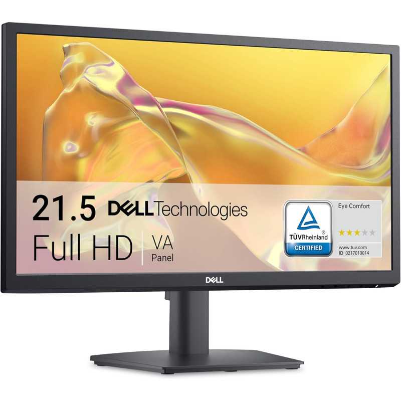 Dell SE2225H Monitor LED, 21.4", FHD (1920x1080), 16:9 75Hz, VA AG, 250 cd/m2, 3000:1, 178/178, 8ms/5ms, HDMI, VGA, Tilt, 3Y - 1