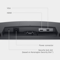 Dell SE2225H Monitor LED, 21.4", FHD (1920x1080), 16:9 75Hz, VA AG, 250 cd/m2, 3000:1, 178/178, 8ms/5ms, HDMI, VGA, Tilt, 3Y - 1