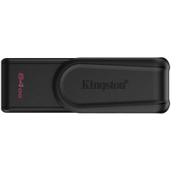 Kingston 64GB Portable USB 3.2 Gen 1 DataTraveler Exodia S (Black/Black) - 1