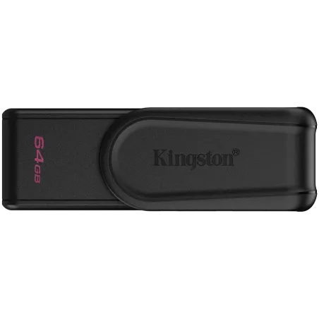 Kingston 64GB Portable USB 3.2 Gen 1 DataTraveler Exodia S (Black/Black) - 1