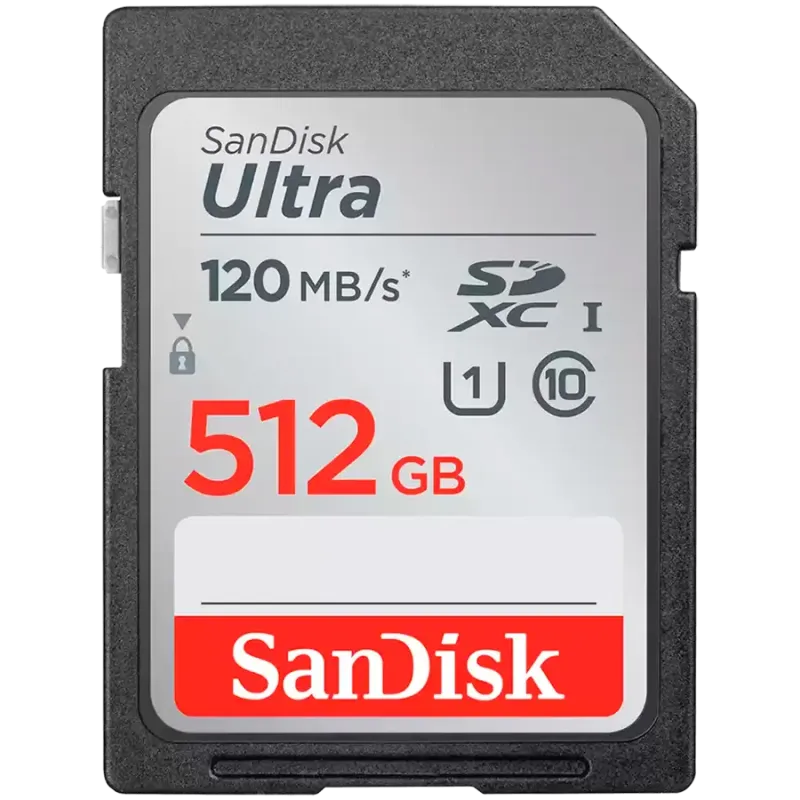 SANDISK Ultra 512GB SDXC Memory Card 150MB/s - 1
