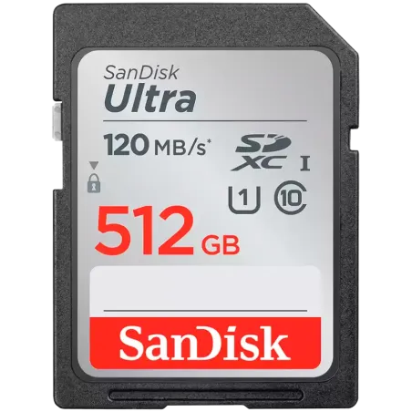 SANDISK Ultra 512GB SDXC Memory Card 150MB/s - 1