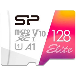 SILICON POWER 128GB Elite microSDHC/SDXC U1 V10 Full HD 1080p - 1