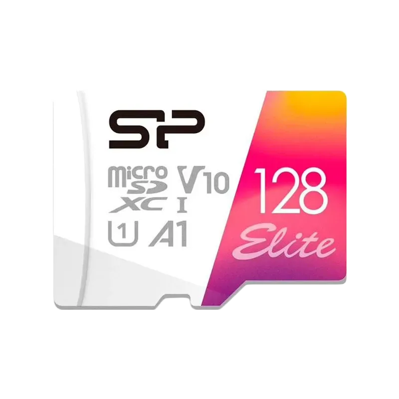 SILICON POWER 128GB Elite microSDHC/SDXC U1 V10 Full HD 1080p - 1