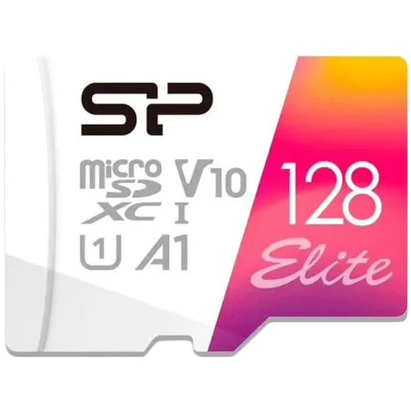 SILICON POWER 128GB Elite microSDHC/SDXC U1 V10 Full HD 1080p - 1