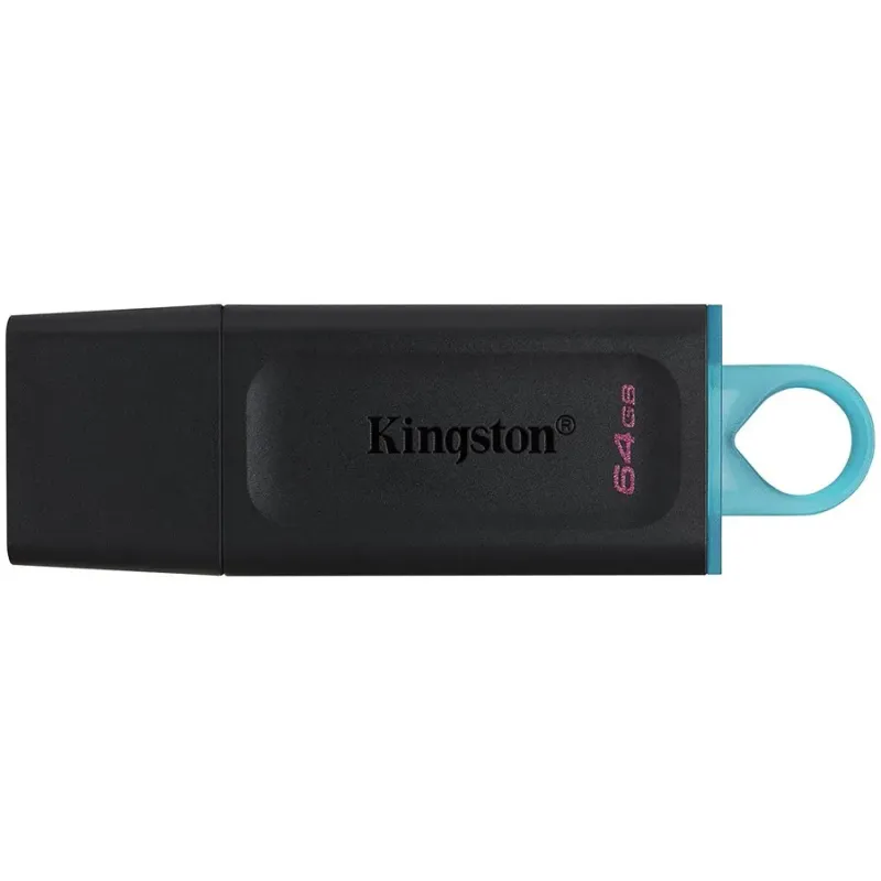 Kingston 64GB USB3.2 Gen 1 DataTraveler Exodia (Black + Teal) - 1