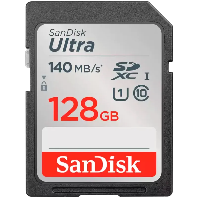 SANDISK Ultra 128GB SDXC Memory Card 140MB/s - 1