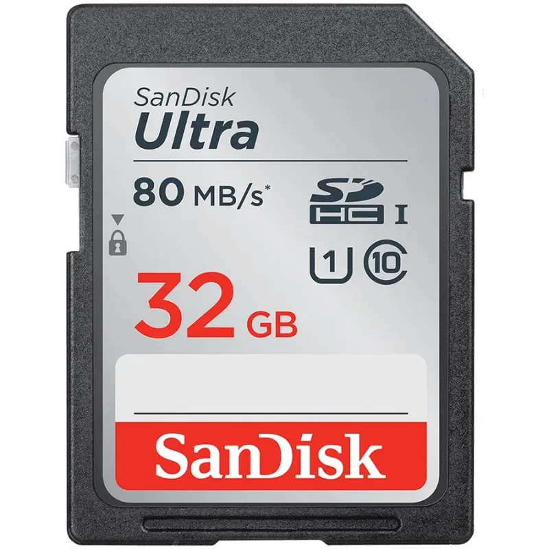 SANDISK Ultra 32GB SDHC Memory Card 120MB/s - 1