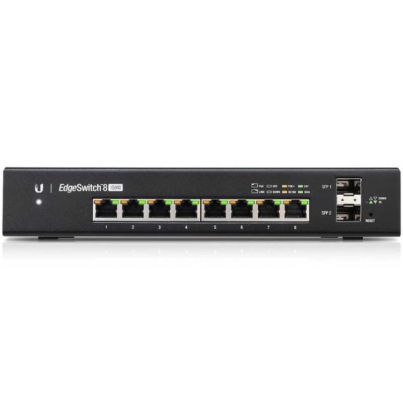 EdgeSwitch 8 Port, 150 W, EU - 1