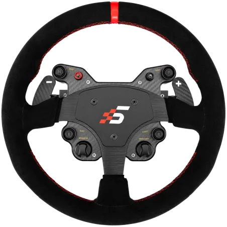 SIMAGIC GT1 Round Steering Wheel, Shifter Paddles, Suede| QR70 Included. S210 - 1