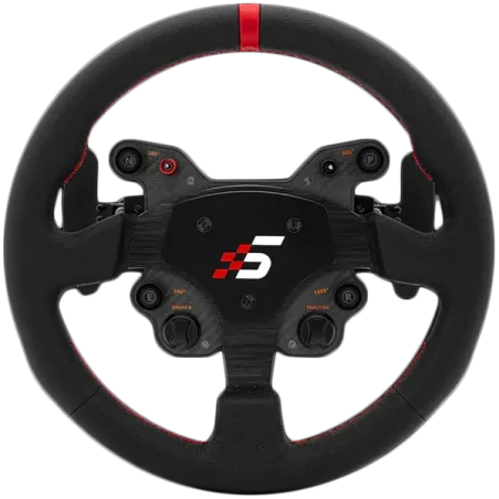 SIMAGIC GT1 Round Steering Wheel, Shifter Paddles, Leather, QR70 Included. S209 - 1