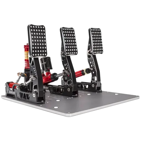 SIMAGIC Crimson Edition, Hydraulic Tri-pedal Set, 200kg Loadcell, Standard Throttle Plate. S310 - 1