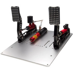 SIMAGIC Crimson Edition, Hydraulic Dual-pedal Set, 100kg Loadcell, Standard Throttle Plate. S311 - 1