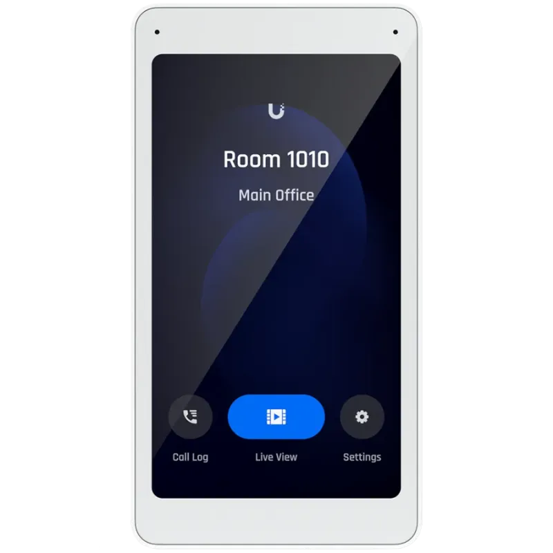 Ubiquiti UA-Intercom-Viewer Display that pairs with the Access Intercom for visitor screening and remote access control, to moun