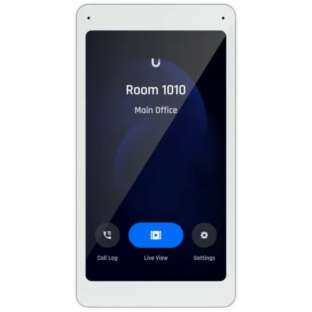 Ubiquiti UA-Intercom-Viewer Display that pairs with the Access Intercom for visitor screening and remote access control, to moun