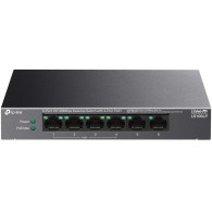 TP-LINK LS106LP 6-Port 10/100Mbps Desktop Switch with 4-Port PoE - 1