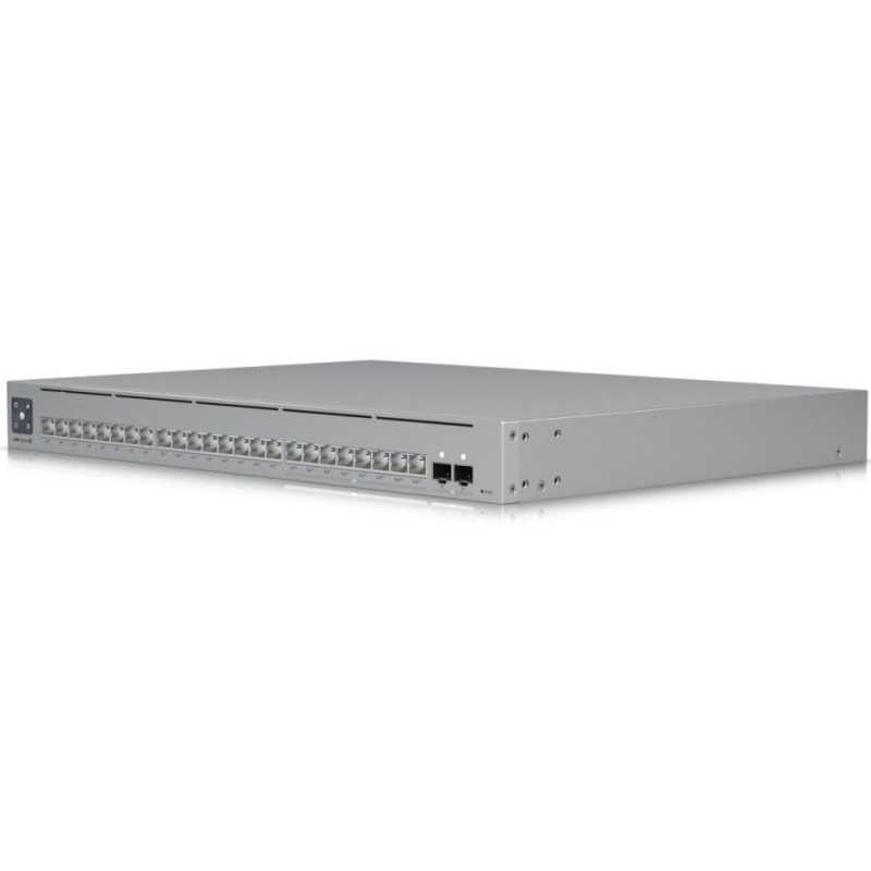 Ubiquiti 24-port, Layer 3 Etherlighting switch with 2.5 GbE, 8x 2.5 GbE RJ45 ports, 16x GbE RJ45 ports, 2x 10G SFP+ ports - 1