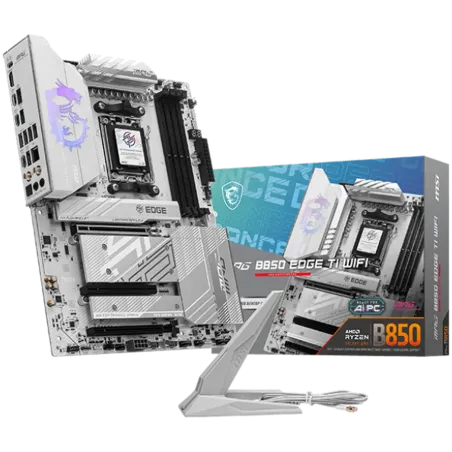 MSI MPG B850 EDGE TI WIFI, ATX, Socket AM5, 4x DDR5 Dual Channel DDR5 up to 8400(OC)MHz, 3x PCIe 3.0 x16 slot, 4x M.2 slot, 4x U