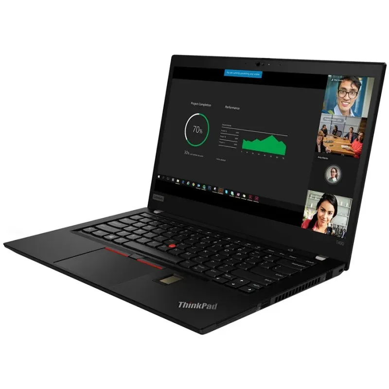 LENOVO THINKPAD T490 I5-8265U CPU 1.60GHZ 14" (1920 x 1080) 16 GB 512 GB NVMe SSD Windows 11 Pro BG KBD 1Y 1m battery - 1
