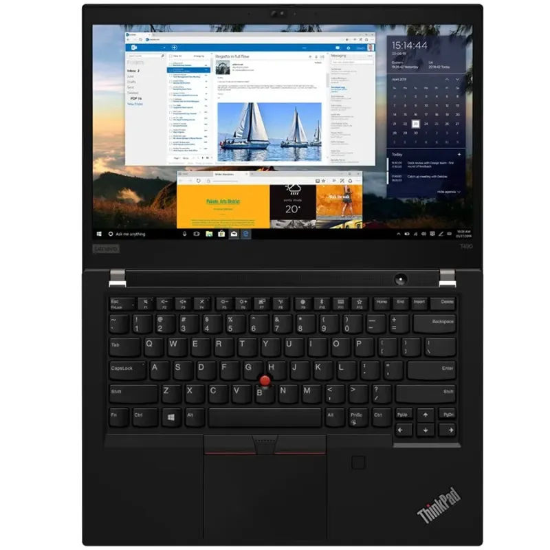 LENOVO THINKPAD T490 I5-8265U CPU 1.60GHZ 14" (1920 x 1080) 16 GB 512 GB NVMe SSD Windows 11 Pro BG KBD 1Y 1m battery - 1
