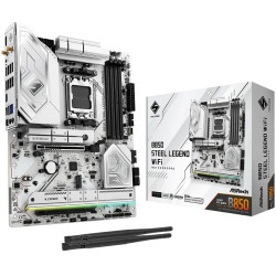 ASROCK MB Desktop B850 STEEL LEGEND WIFI, AM5, 4x DDR5, 1x PCIe 5.0 x16, 1x Blazing M.2(PCIe Gen5x4), 3x Hyper M.2, 4x SATA3, RA