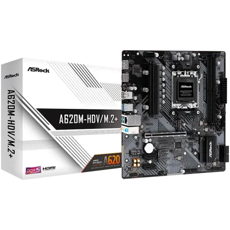 ASROCK MB A620 AM5 2 x DDR5 1 x HDMI 1 x DisplayPort 2 x M.2 4 x SATA3 Micro ATX - 1
