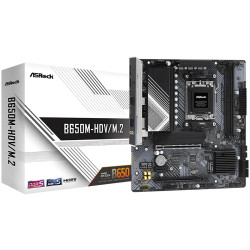 ASROCK MB Desktop B650M-HDV/M2, AM5, 2x DDR5, 2x PCIe 4.0 x16, 1x PCIe 4.0 x1, 1x Blazing M.2(PCIe Gen5x4), 1x Hyper M.2(PCIe Ge