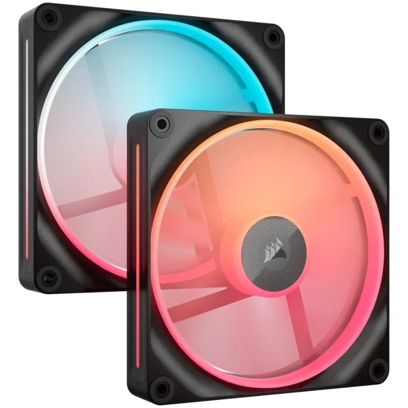 CORSAIR iCUE LINK LX140-R RGB, 140mm RGB Fan, Dual Fan Kit - 1