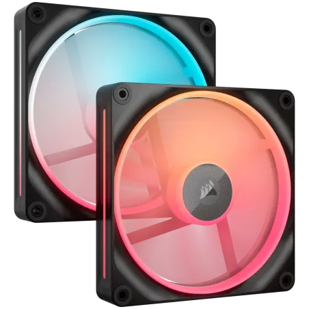 CORSAIR iCUE LINK LX140-R RGB, 140mm RGB Fan, Dual Fan Kit - 1