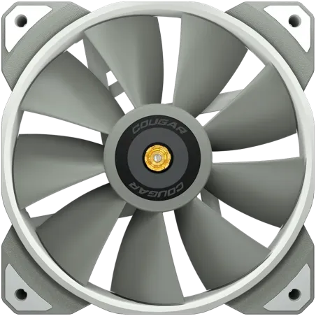 COUGAR MHP 120 White, 120mm 4-pin PWM fan, 600-2000RPM, HDB Bearing, Anti-vibration Dampers, Extension Cable + Low-Noise Adapter