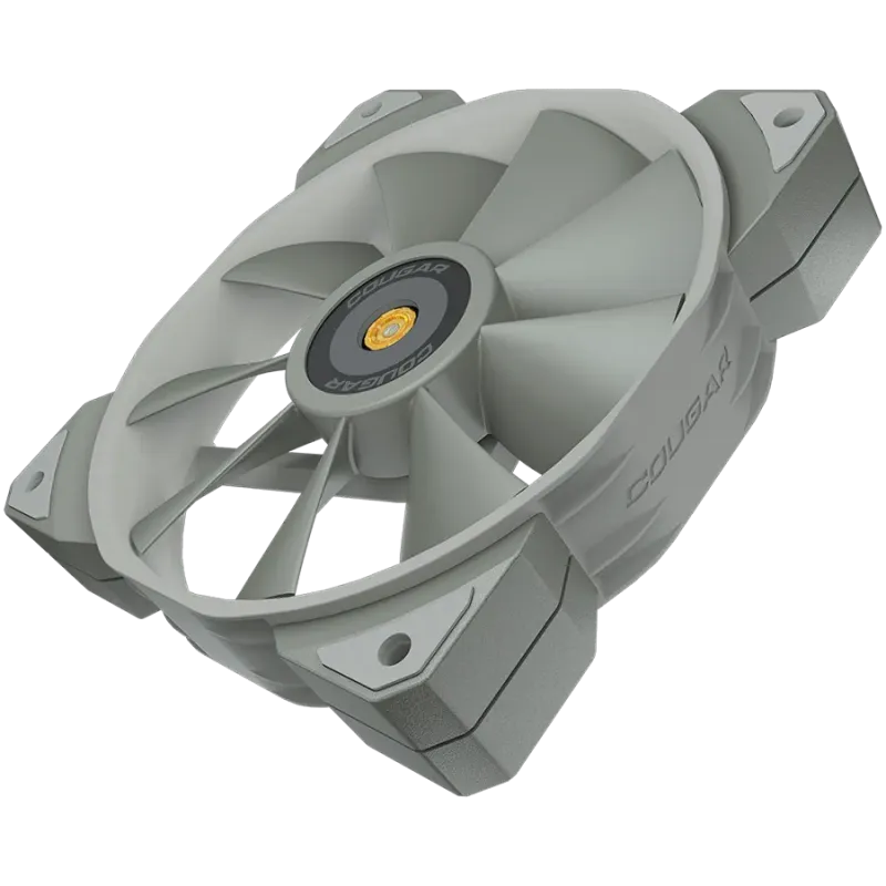 COUGAR MHP 120 White, 120mm 4-pin PWM fan, 600-2000RPM, HDB Bearing, Anti-vibration Dampers, Extension Cable + Low-Noise Adapter