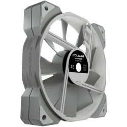 COUGAR MHP 120 White, 120mm 4-pin PWM fan, 600-2000RPM, HDB Bearing, Anti-vibration Dampers, Extension Cable + Low-Noise Adapter