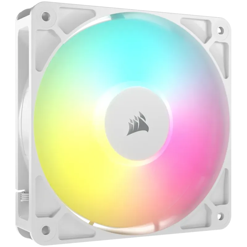 CORSAIR RS120 ARGB White, 120mm ARGB Fan, Single Pack - 1