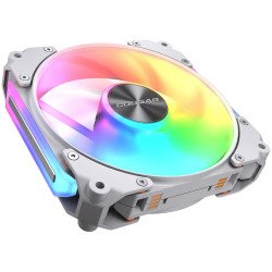 Cougar fan APOLAR 120 ARGB White, Fan Speed 600-2200 RPM±200RPM, Air Flow 75.38 CFM ± 10%, Air Pressure 2.59 mm H2O±10%, HDB Hyd