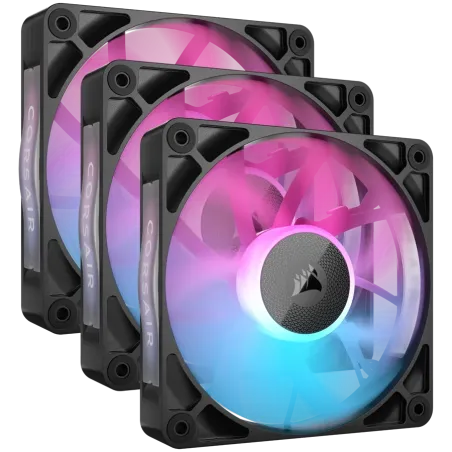 CORSAIR RX RGB Series, iCUE LINK RX120 RGB, 120mm RGB Fan, Triple Fan Kit - 1