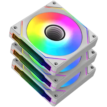Infinity G20A Arctic (3PCS G20A Fans, ARGB MB SYBC Control Box & Remote Controller, Color Box) - 1