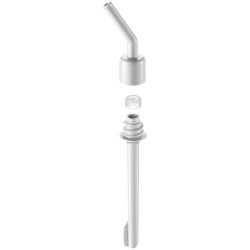 BUYDEEM Portable Glass Straw Bottle 500 ml, model CD1017, color Mellow Yellow - 3