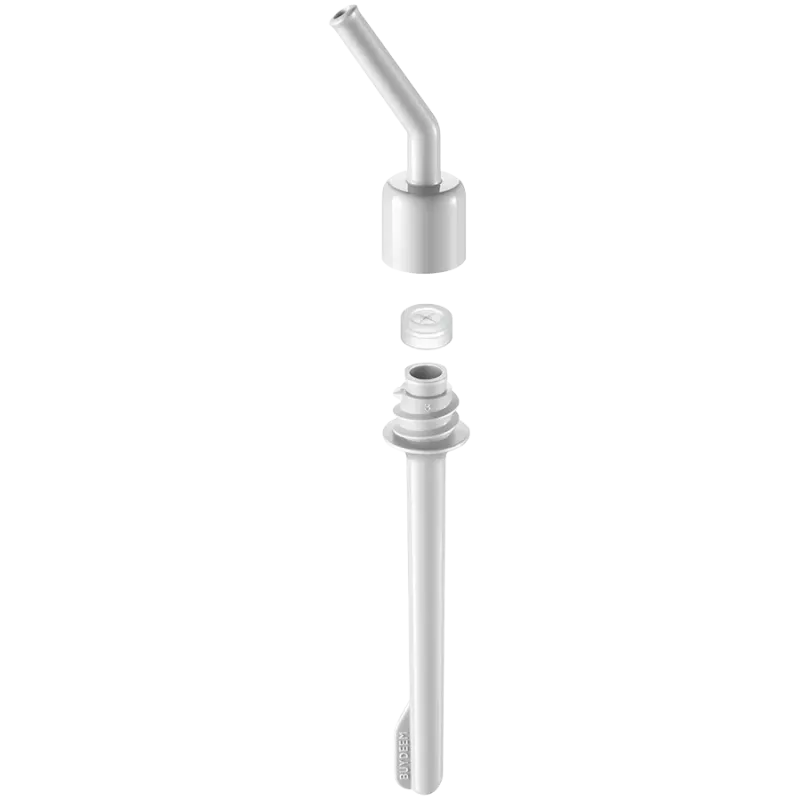 BUYDEEM Portable Glass Straw Bottle 500 ml, model CD1017, color Mellow Yellow - 1