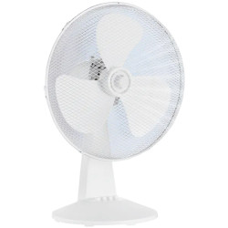 Table fan, 40W, 40cm, 3 speeds, mechanical, noise level: 50-60 dB, Oscillation 80°, Tilting +24° -12° - 1