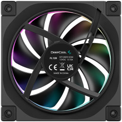 DeepCool FL12R 3IN1, 3x120mm ARGB Reverse Fans, Daisy Chain, 8-pin Cable, PWM, Fluid Dynamic Bearing, PBT, 3 pack, ARGB Halo, R-